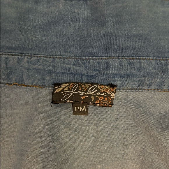 *Denim Button-Down Maxi Dress by angler. Pockets in the front, collar nic… - Picture 9 of 9